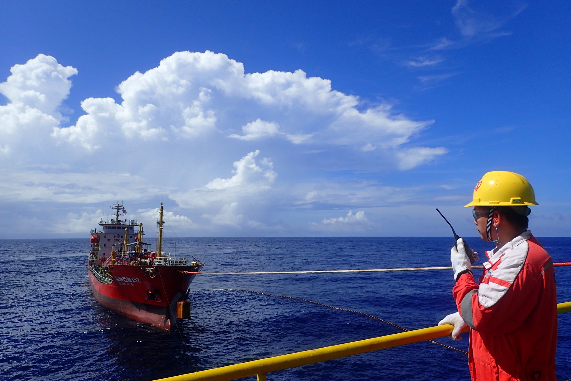 中海油湛江分公司高效完成液化石油氣外輸作業