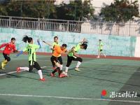 市中學生女子足球代表隊熱身備戰“省長杯”