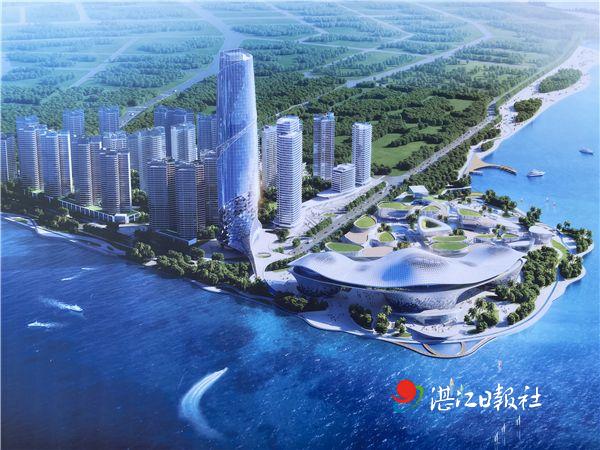 湛江文化中心及配套设施项目主体结构今年年底封顶