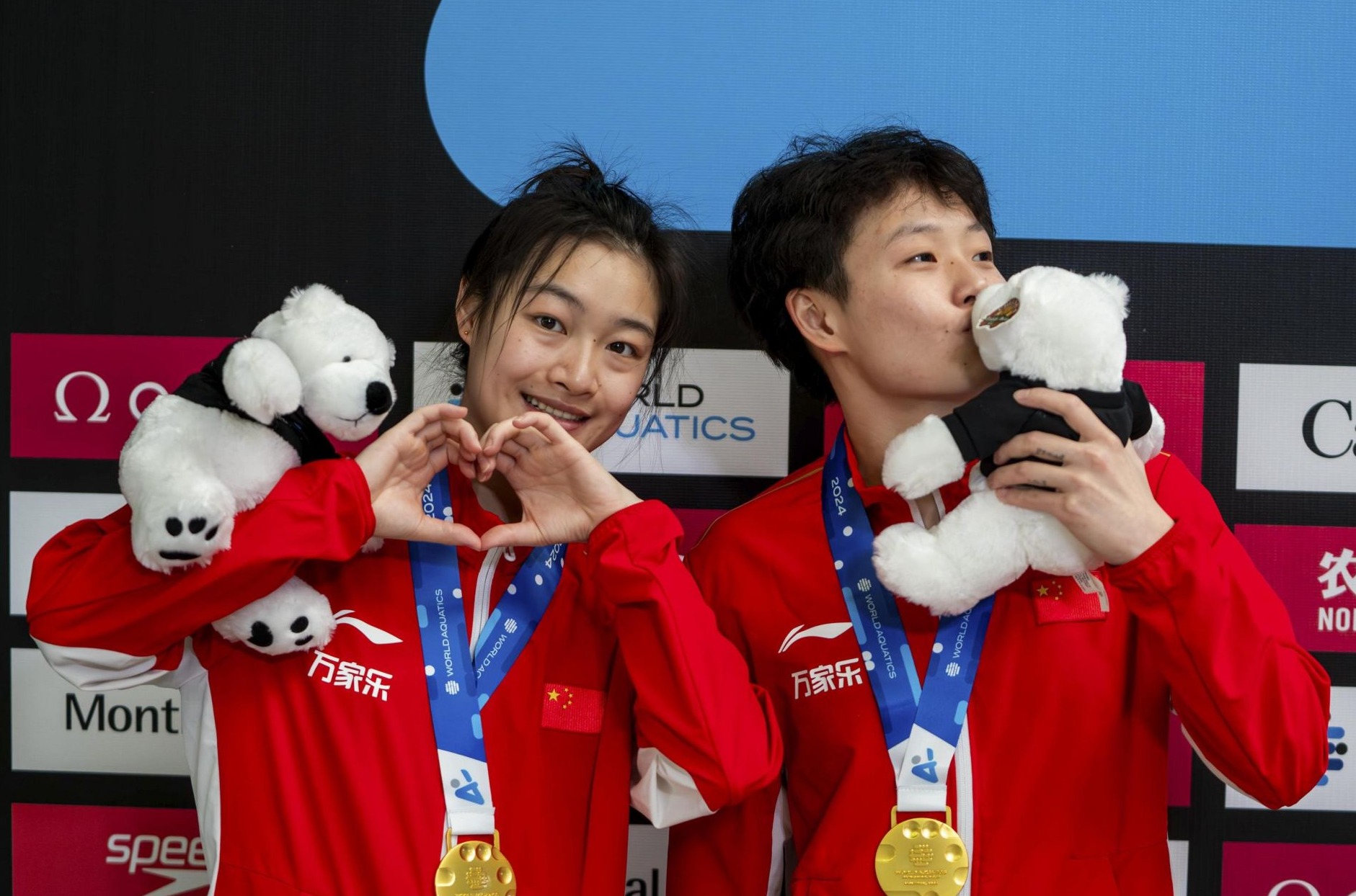 跳水世界杯：昌雅妮/陈艺文女双三米板夺冠