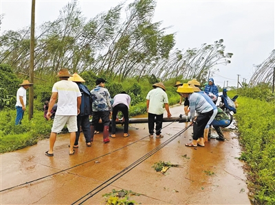 湛江廣大黨員挺膺擔(dān)當奮戰(zhàn)在搶險救災(zāi)一線