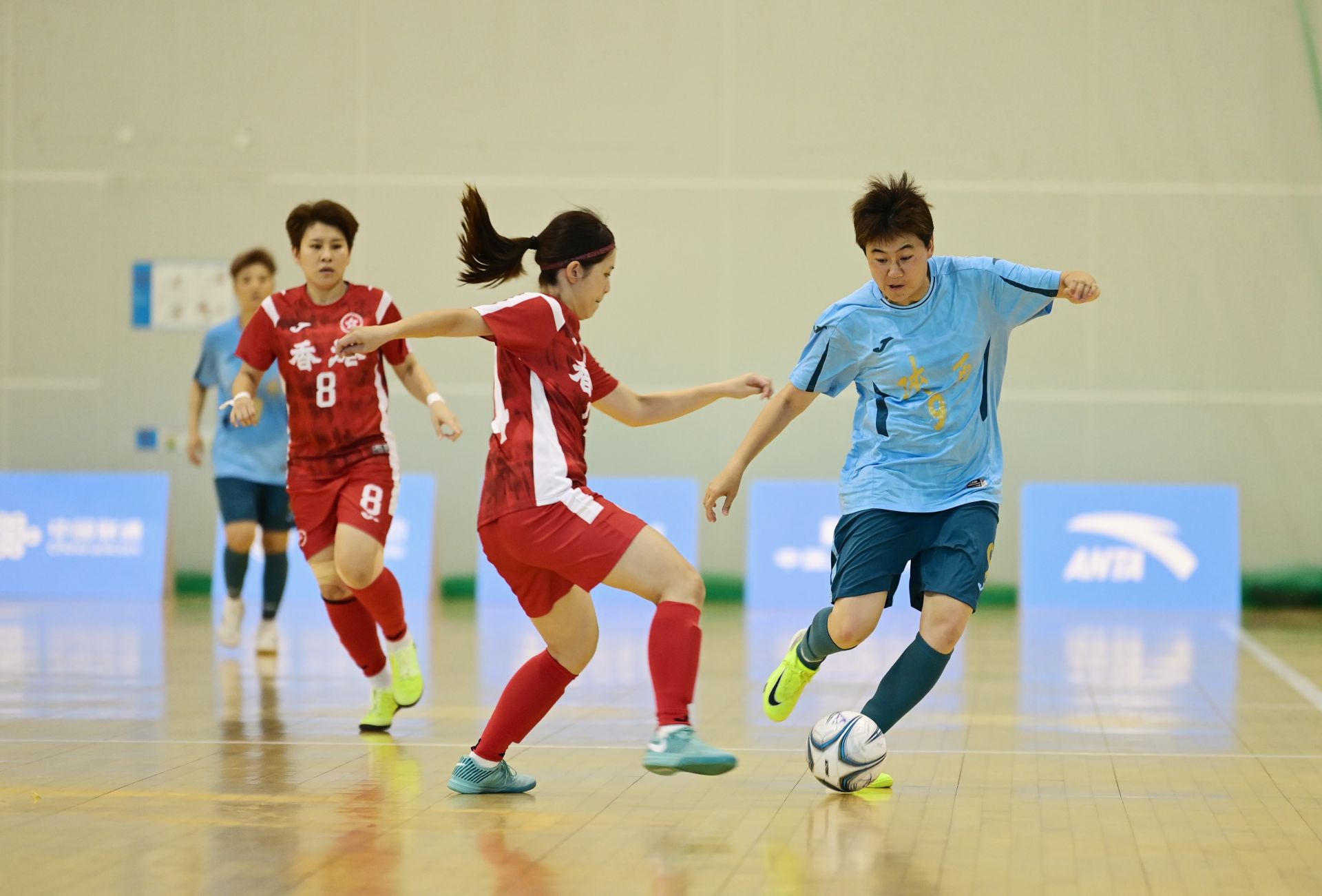 十五运会群众比赛足球项目五人制女子组决赛冠军归属今天揭晓