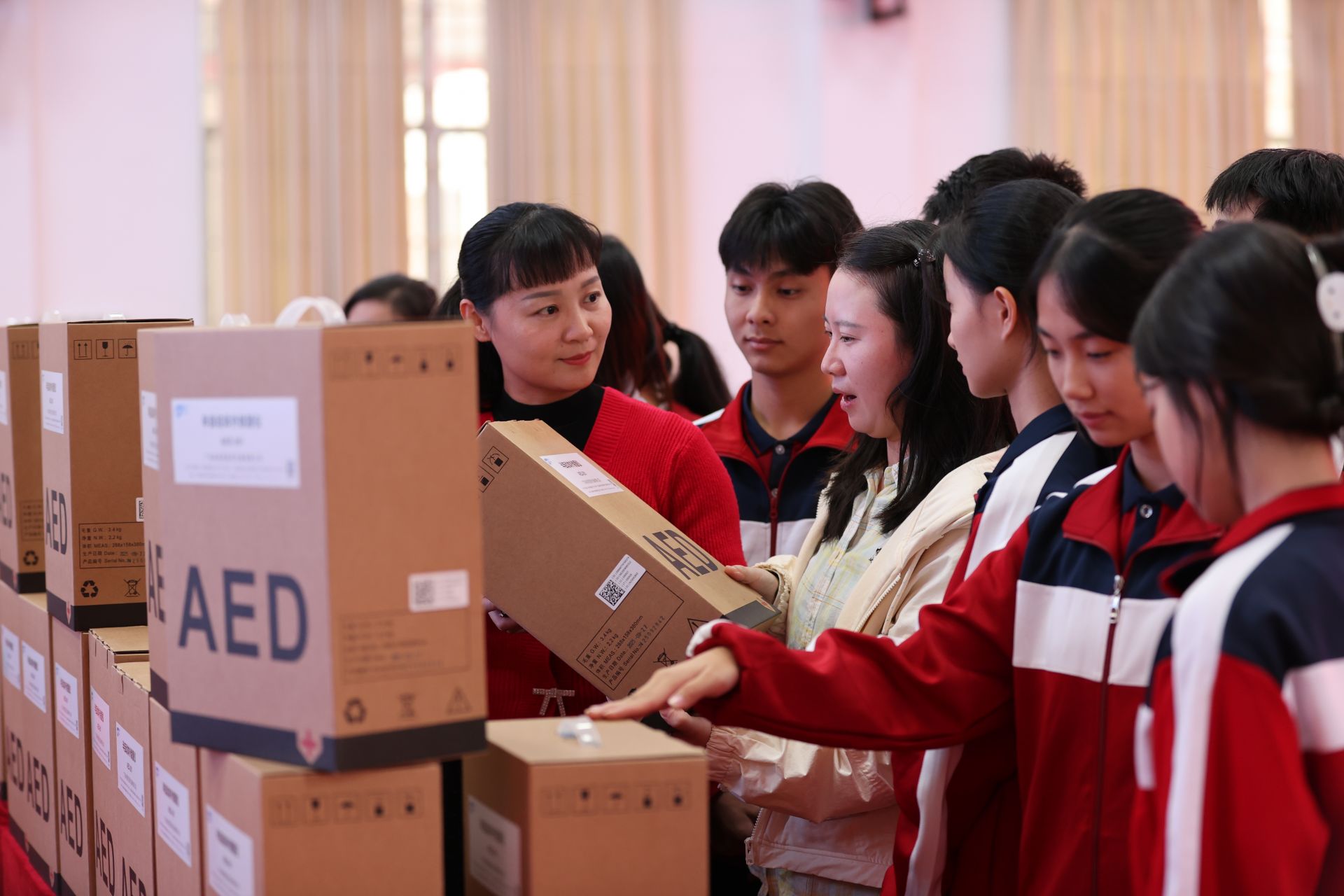 我市開展AED公益投放活動