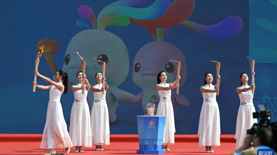 十五运会和残特奥会火种采集仪式在广州举行