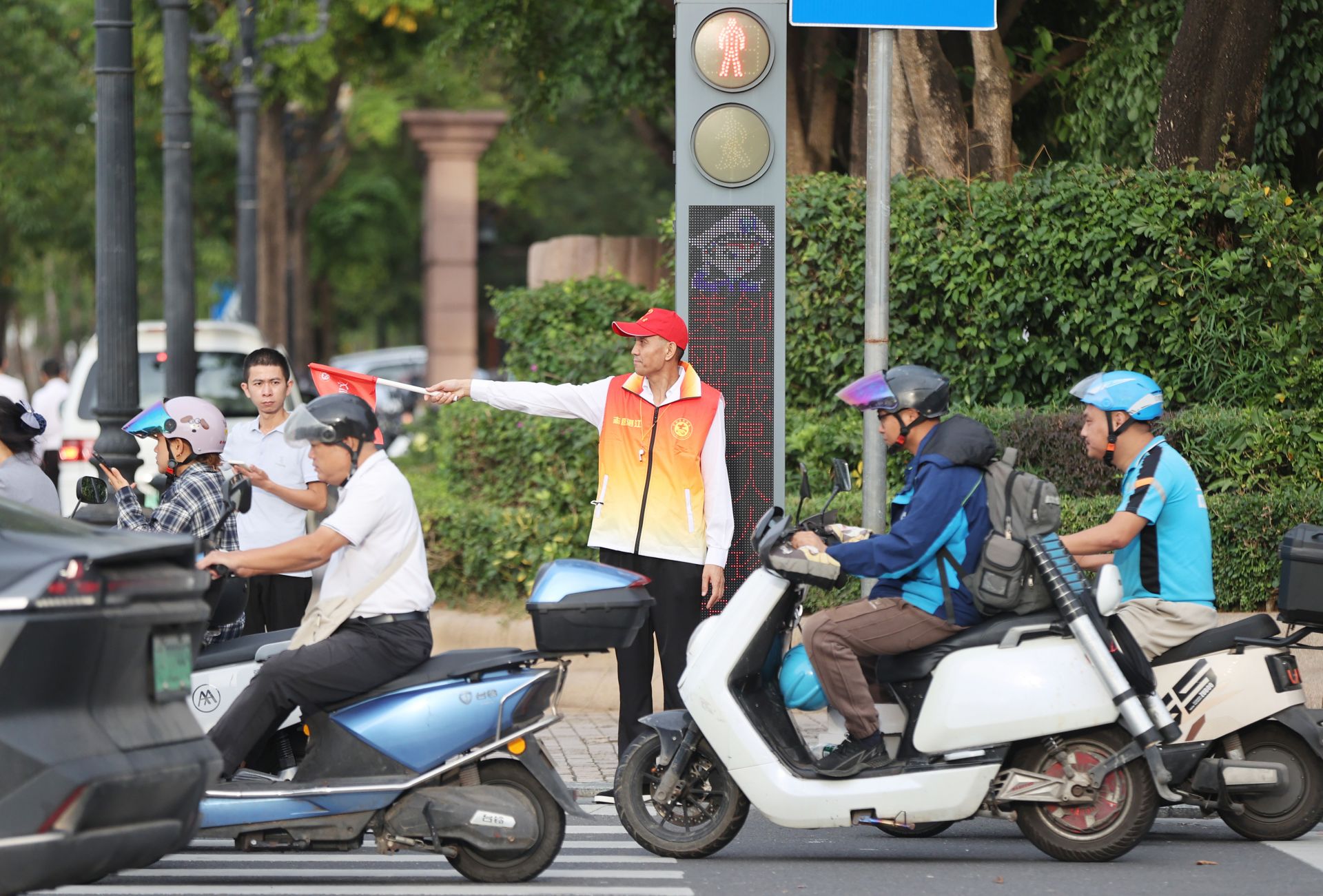 市委社会工作部组织开展十五运城市志愿服务岗前演练