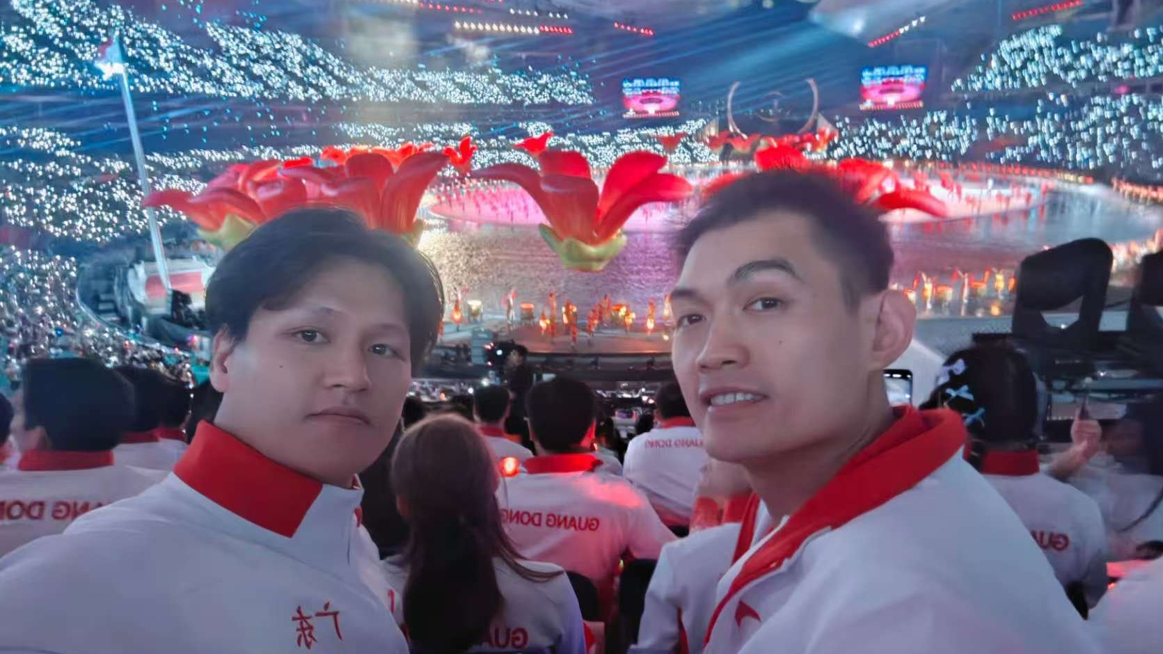 激动！自豪！众多“湛将”现场见证全运会开幕式