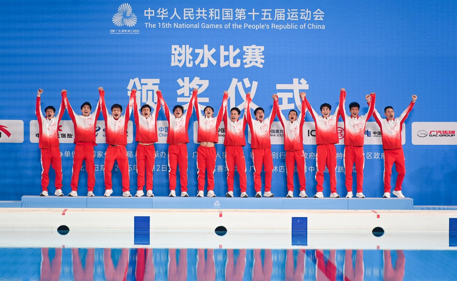 跳水赛场“湛将”闪耀