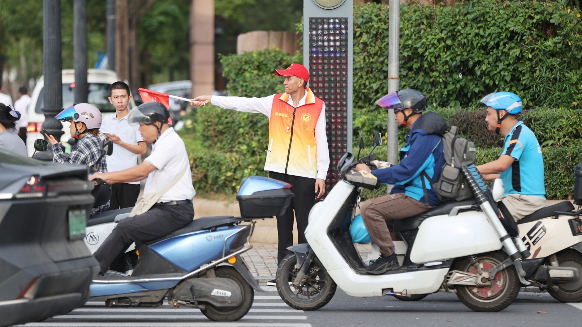 市委社会工作部组织开展十五运城市志愿服务岗前演练