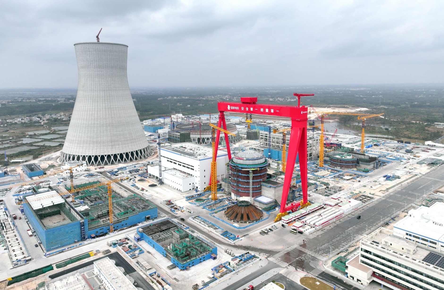 国家电投广东廉江核电项目一季度工程建设稳步推进