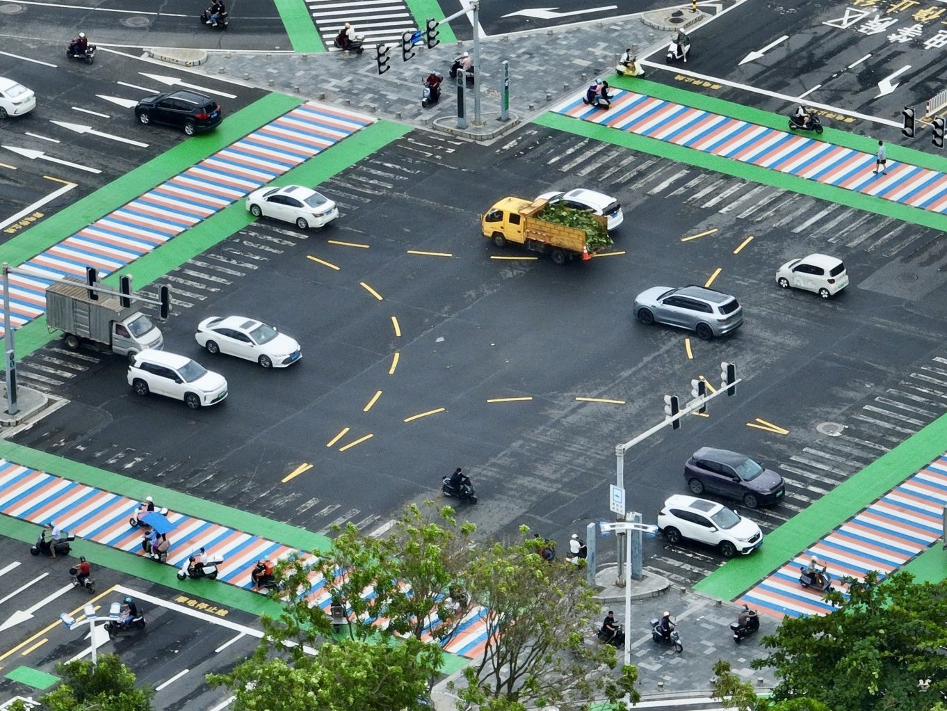 斑马线“上新”