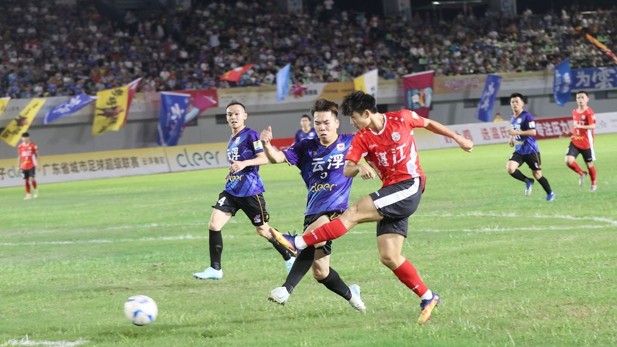 粤超第四轮比赛：湛江队3:0轻取云浮队，继续领跑西区积分榜