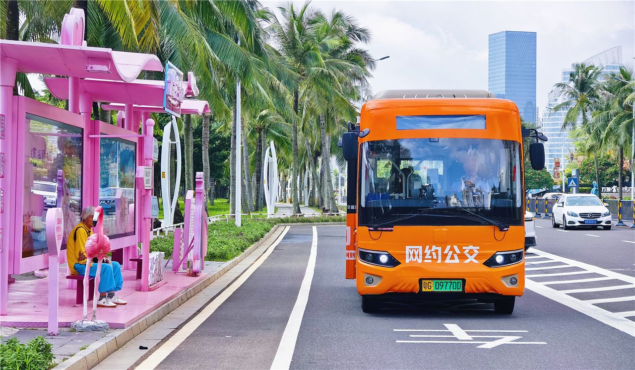 一键呼叫就近乘车!湛江网约公交开启试运营 试乘特惠3元