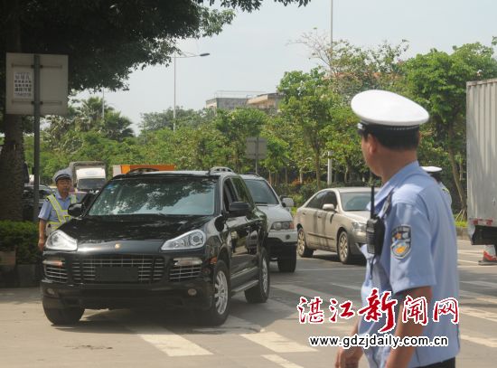 重点对不挂号牌车辆进行检查。