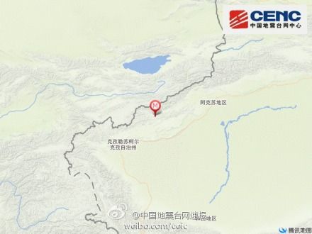 新疆阿合奇县发生4.9级地震 震源深度10千米
