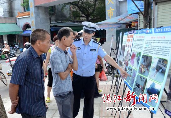 给外外来务工人员讲解事故案件