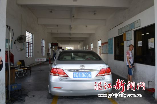 车辆上线检测也十分方便。