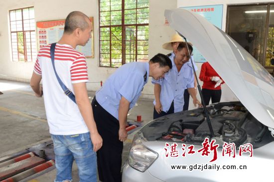 车辆检验不用等待排队。