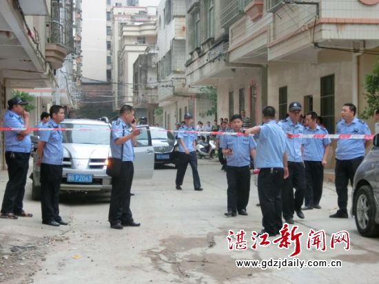 专项行动现场会拉起警戒线