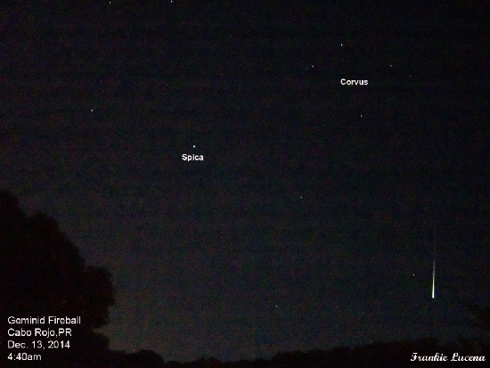 今晚8点双子流星雨 组图：这画面美醉了