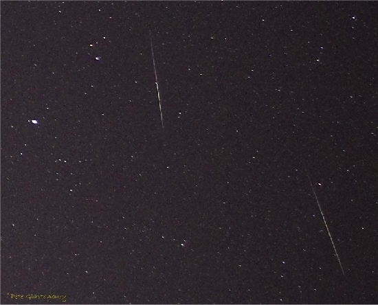 今晚8点双子流星雨 组图：这画面美醉了