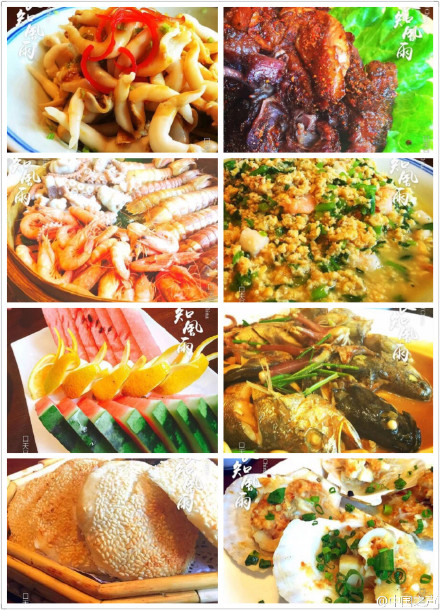 青岛旅游局微博展示青岛美食