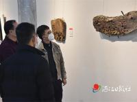 麻章區(qū)迎春書法刻字作品展開展