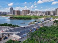 軍民水閘調順路口道路改造即將完工