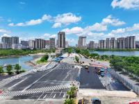 軍民水閘調順路口道路改造即將完工