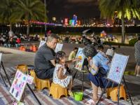 灯火璀璨  人声鼎沸！湛江奥体中心夜经济绘文旅新图