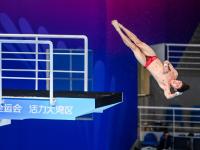 十五运会跳水赛五日继续举行
“湛将”英姿